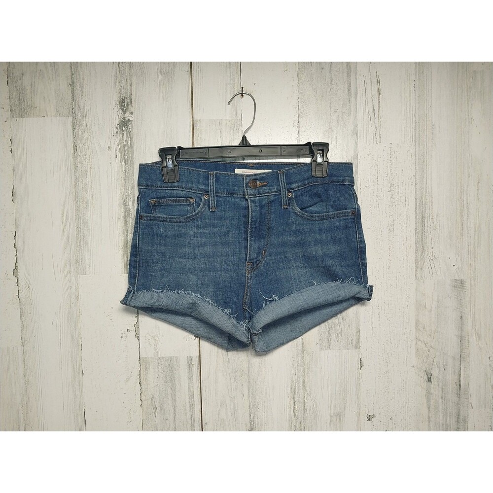 Levi's Cuttoff Denim Shorts Size 28 Raw Hem